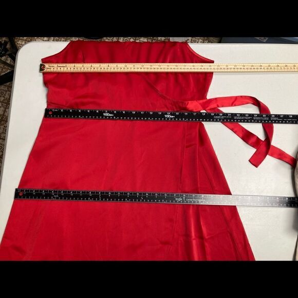 A.NEW.DAY.‎ Women’s Red Dress  Size XL Faux Wrap - Picture 7 of 7